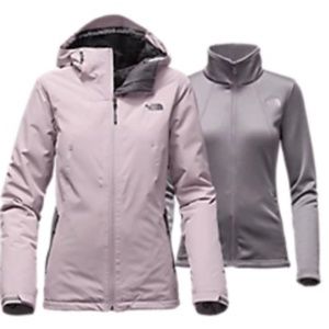 Womens North Face Triclimate Jacket Size M Color QUAIL GREY/RABBT GREY